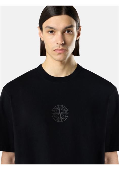 2100001 t-shirt man black STONE ISLAND | L1S15 2100001 SOE14V0029